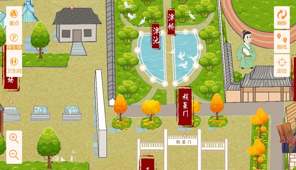 罗湖手绘地图景区语音讲解导览系统：智慧景区建设的基石